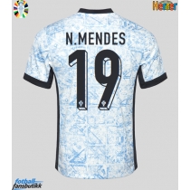 Portugal Nuno Mendes #19 Bortedrakt EM 2024 Kortermet